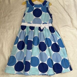 Mini Boden Size 8 Girls Polka Dot Dress